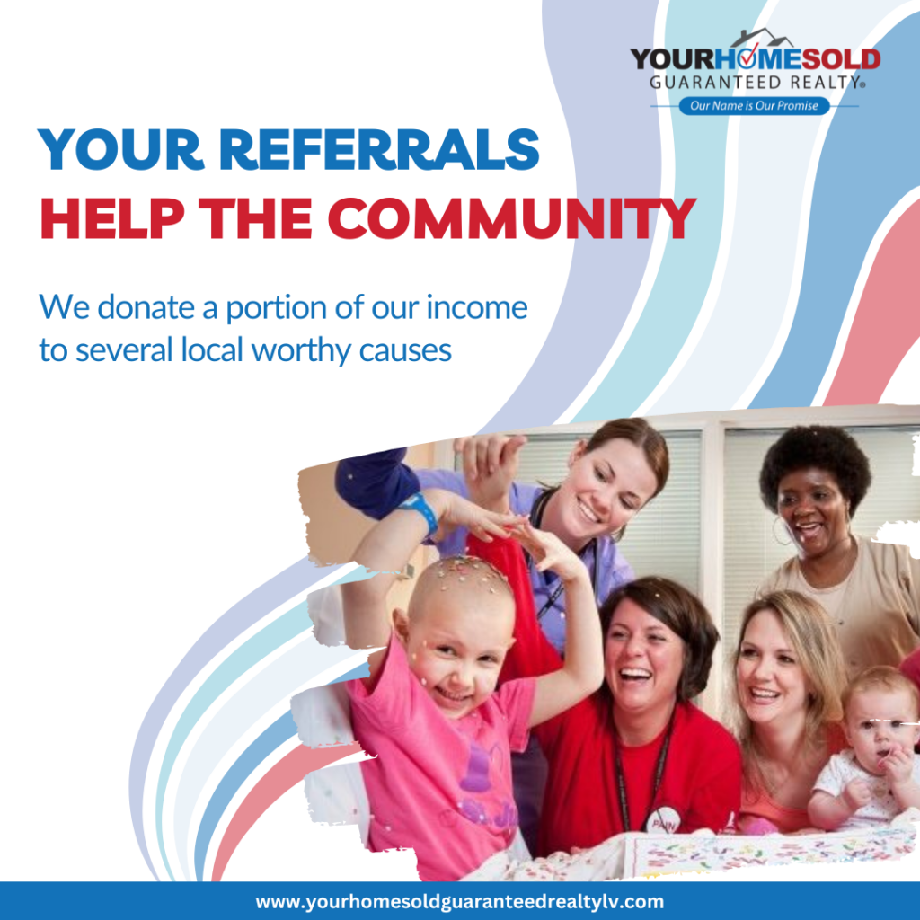Your referrals help the community